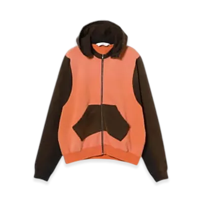 BEAMS Future Archive x Sasquatchfabrix x Tokyo Vitamin / Attached Damaged Hoodie "Vitamin Orange"