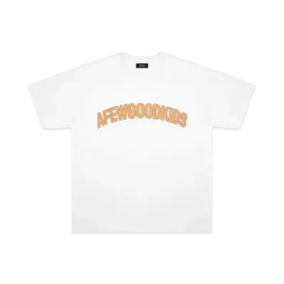 A FEW GOOD KIDS Semicircle Logo Tee "White"