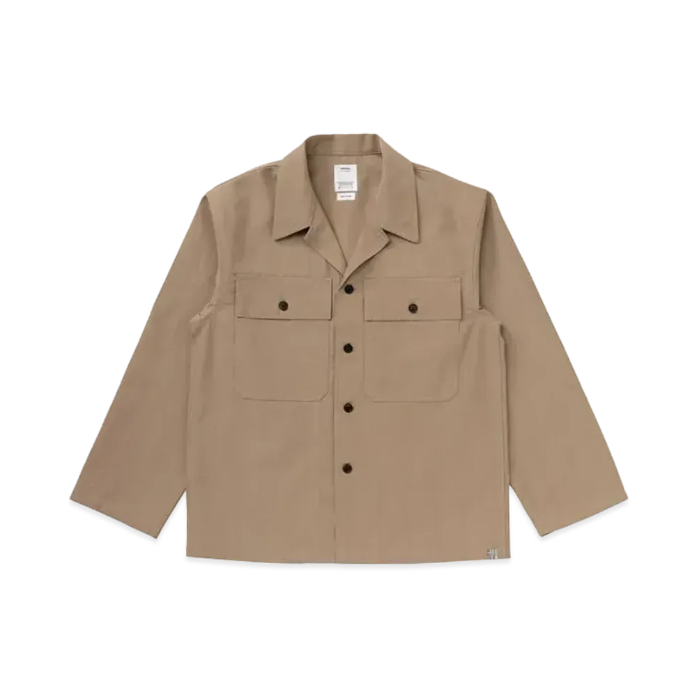 visvim Cardwell Shirt L/S Gabardine "Beige"