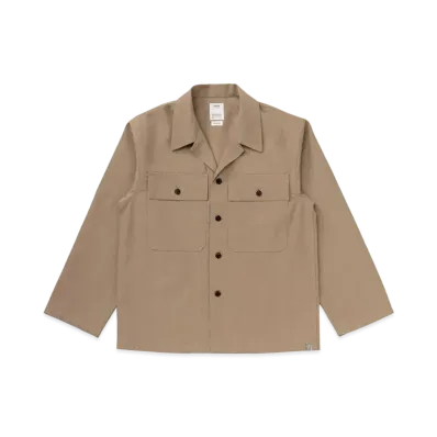 visvim Cardwell Shirt L/S Gabardine "Beige"