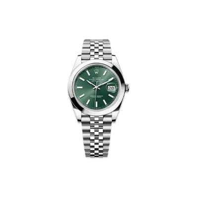 ROLEX Datejust 41 Oystersteel "Green"