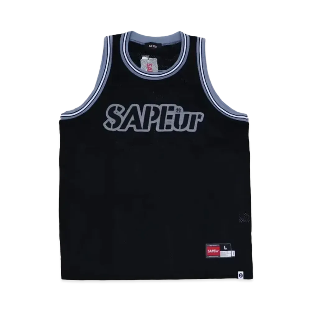 SAPEur Basket Tank Top "Black"