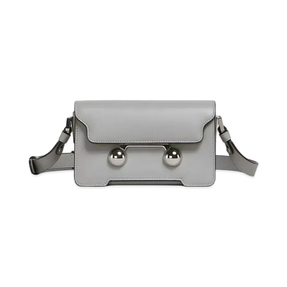 Marni Leather Trunkaroo Mini Shoulder Bag "Atmosphere"