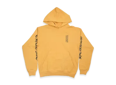Chrome Hearts Vertical Logo Pullover Hoodie "Mustard"
