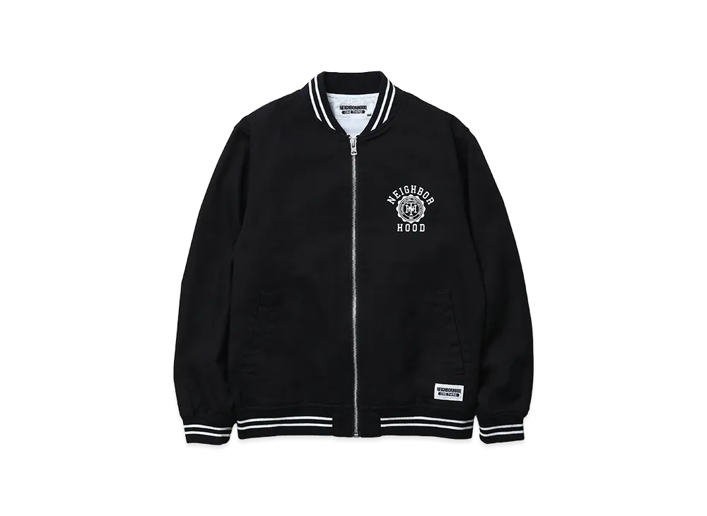 NEIGHBORHOOD Kids OT . Cotton Zip Award Jacket "Black"
