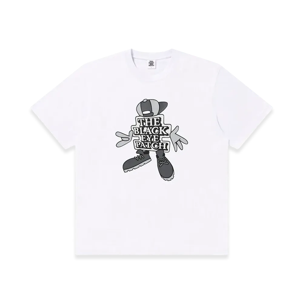 BlackEyePatch Grayscale OG Boy Tee "White"