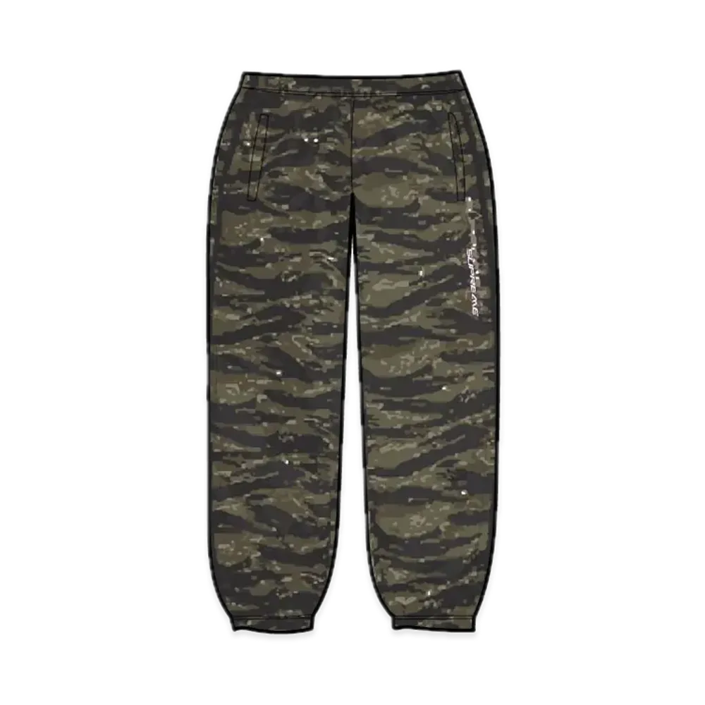 Supreme Full Zip Baggy Warm Up Pant "Tiger Camo"