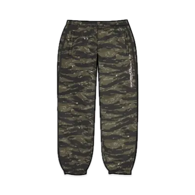 Supreme Full Zip Baggy Warm Up Pant "Tiger Camo"