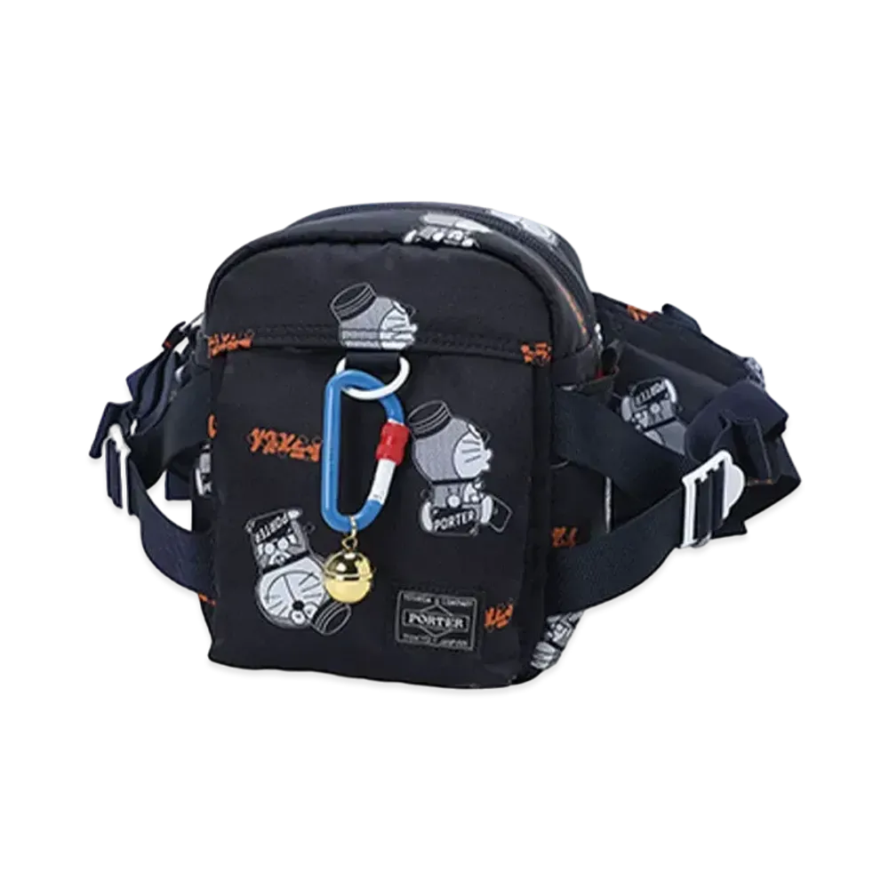 PORTER x Doraemon Waist Bag "Navy"