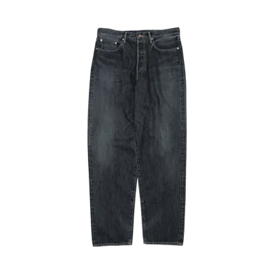 Graphpaper Selvage Denim Five Pocket Tapered Pants -Dark Fade- "Black"
