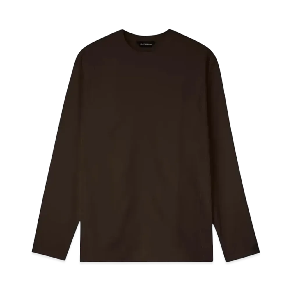 DESCENTE ALLTERRAIN Fusion Knit Crew Neck "Deep Mahogany"