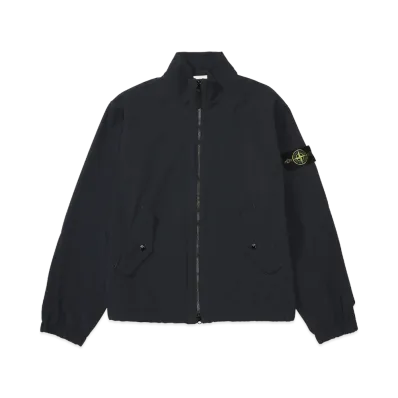 Stone Island Water And Wind Resistant Stand Collar Jacket "Blue"