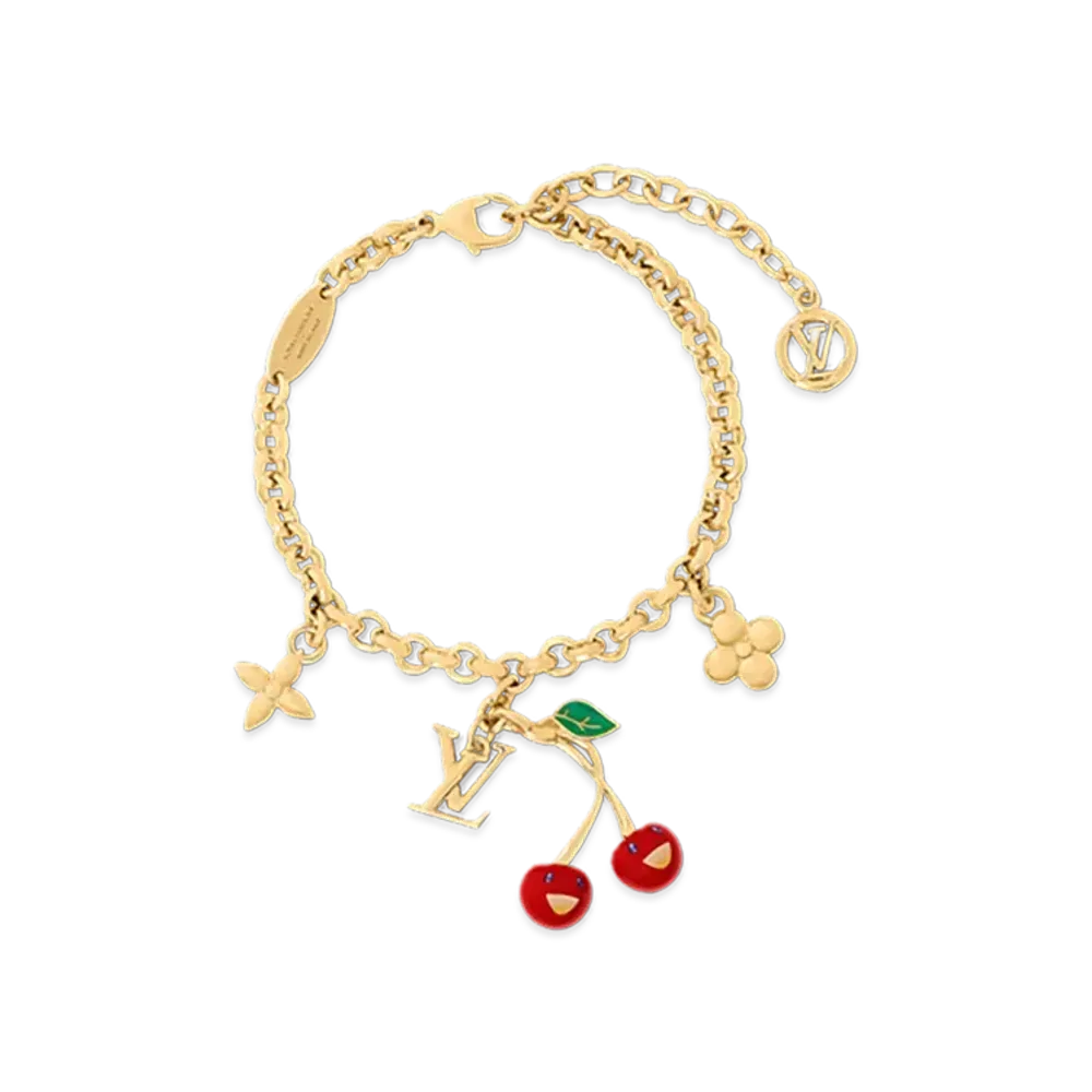 Louis Vuitton x Takashi Murakami Bracelet Cherry "Gold"