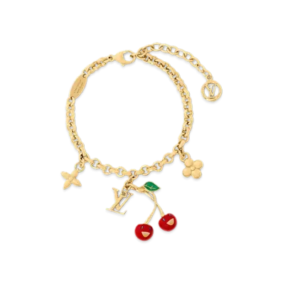 Louis Vuitton x Takashi Murakami Bracelet Cherry "Gold"