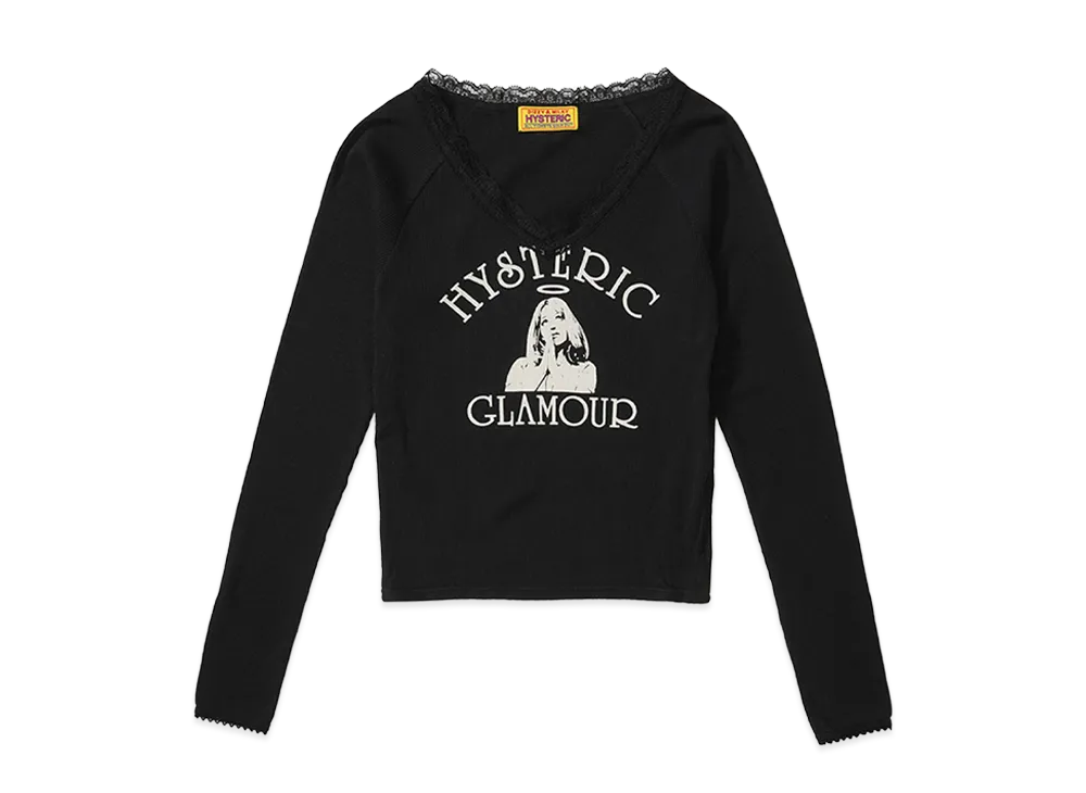 HYSTERIC GLAMOUR Hysteric Angel Short T-Shirt "Black"