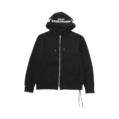 mastermind JAPAN Embroidery-Ish Zip Up Hoodie "Black"