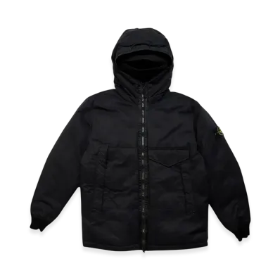 Stone Island 41421 Opaque Nylon Twill Down - 22FW "Black"