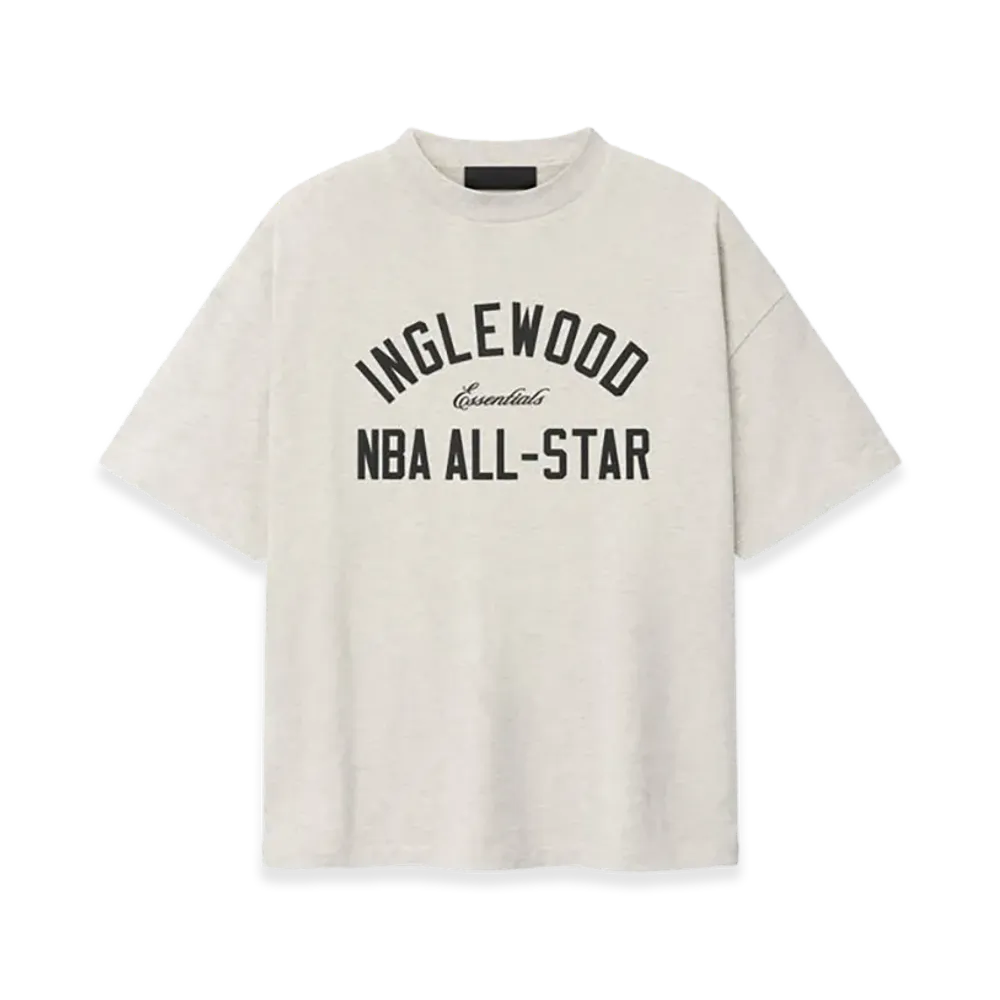 FEAR OF GOD ESSENTIALS Inglewood X All Star Weekend '26 90s Tee "Oatmeal Heather"