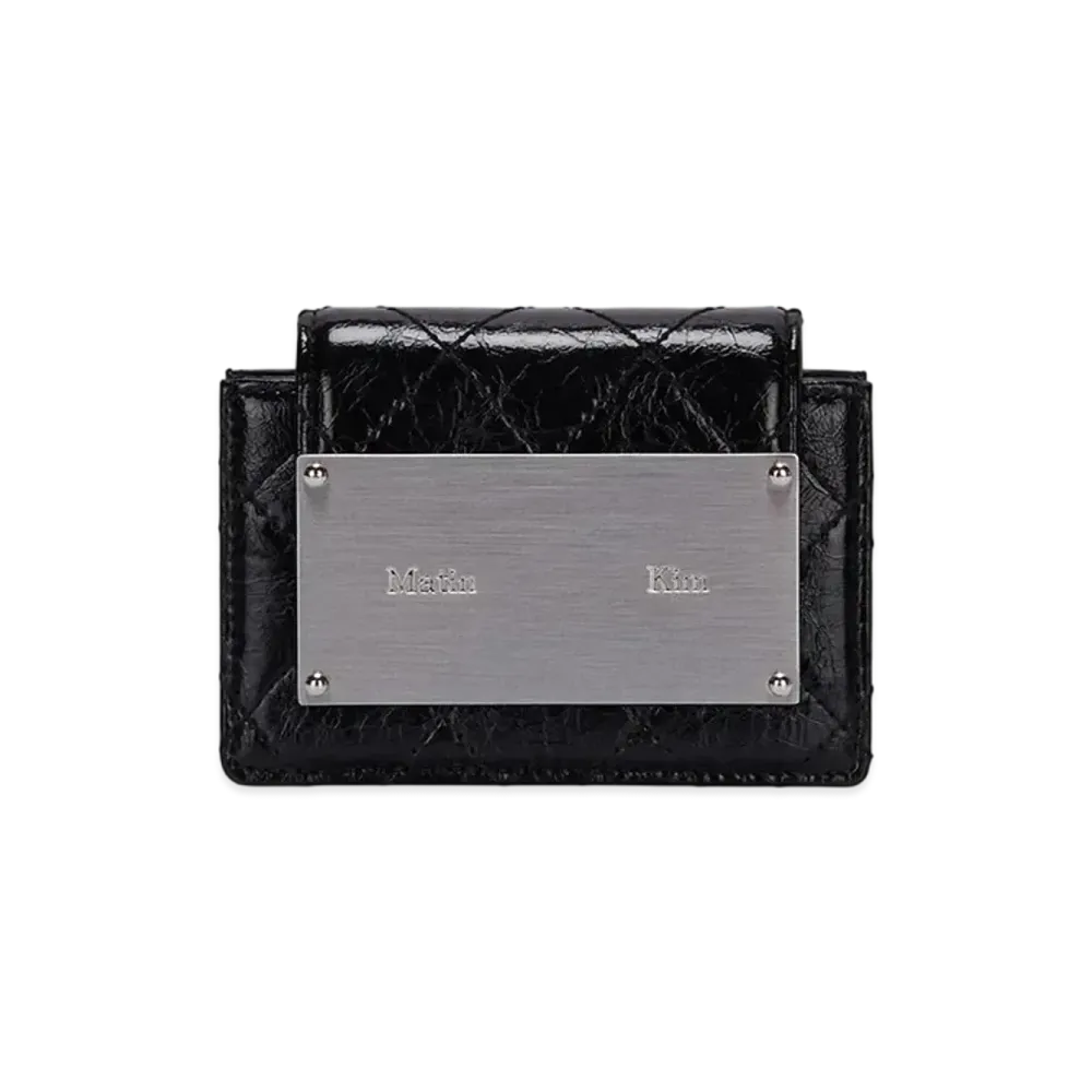 Matin Kim Vintage Accordion Wallet "Black"