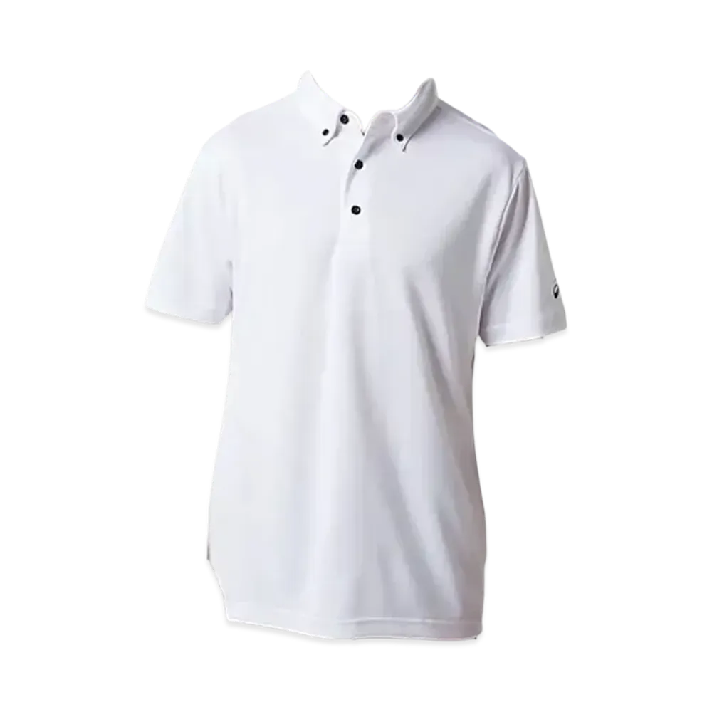 Asics Button Down Polo Shirt "White"