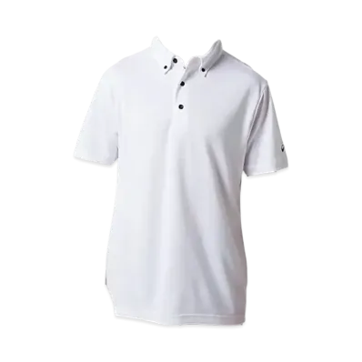 Asics Button Down Polo Shirt "White"