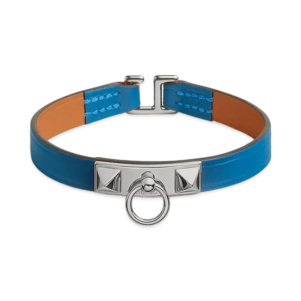 Hermes Rivale Mini Bracelet "Mykonos/Palladium"