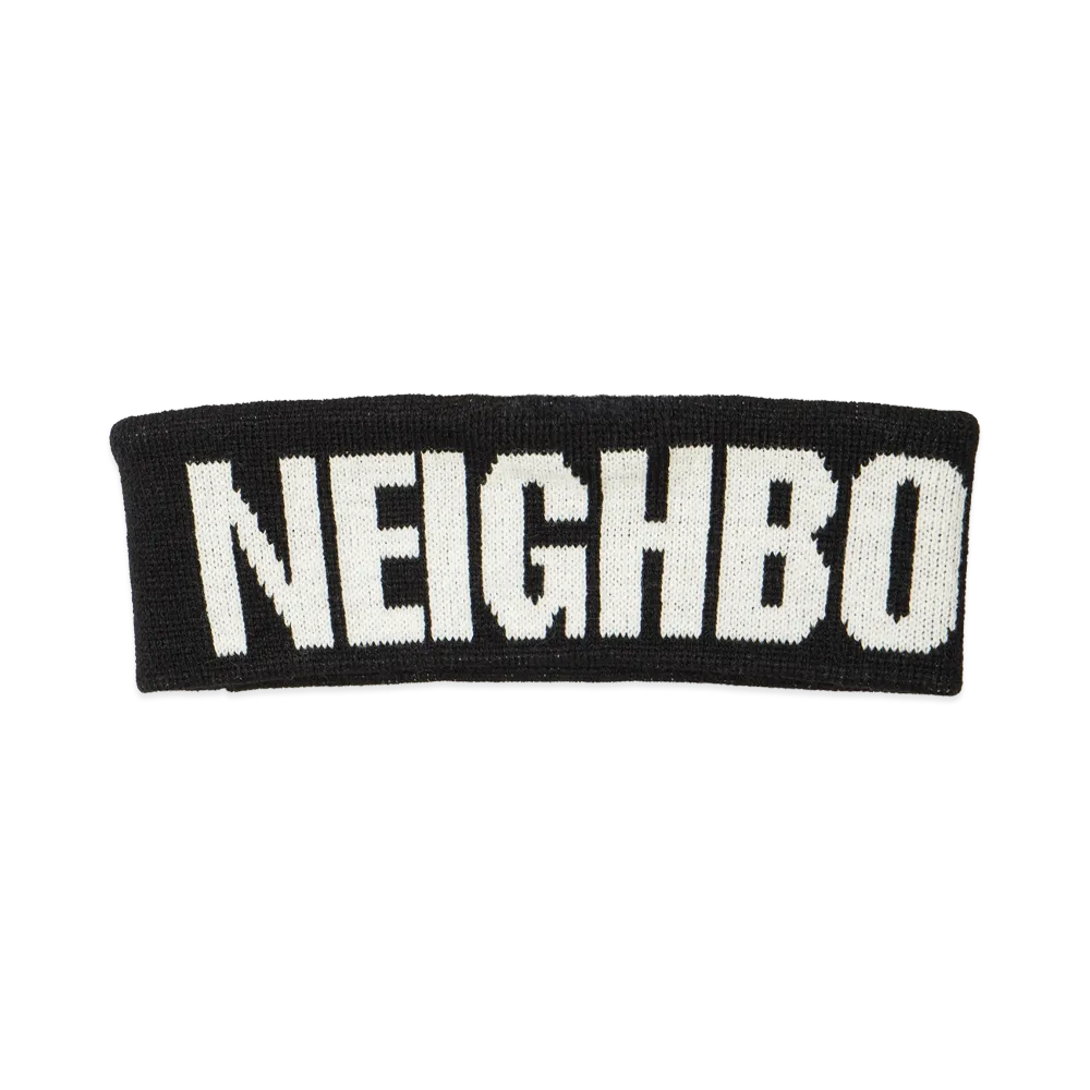 NEIGHBORHOOD Logo Hair Band "Black"