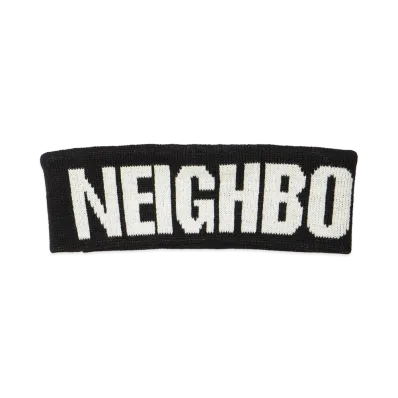 NEIGHBORHOOD Logo Hair Band "Black"