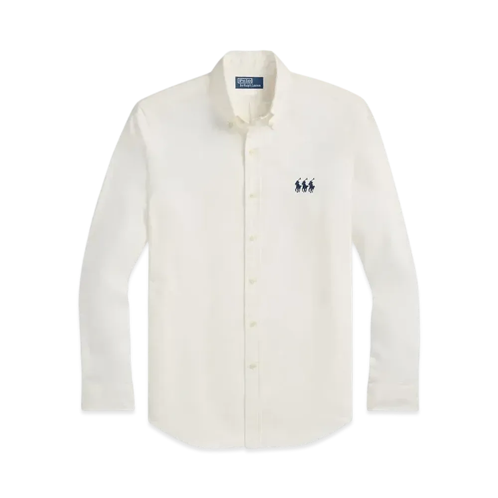 Polo Ralph Lauren Classic Fit Organic Cotton Oxford Shirt "White"