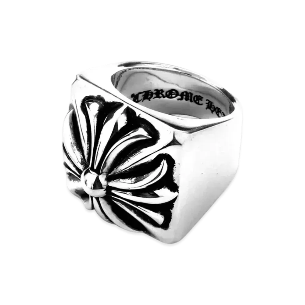 Chrome Hearts CH Plus Pyramid Ring "Silver"