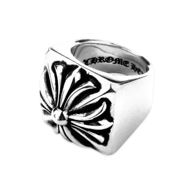 Chrome Hearts CH Plus Pyramid Ring "Silver"