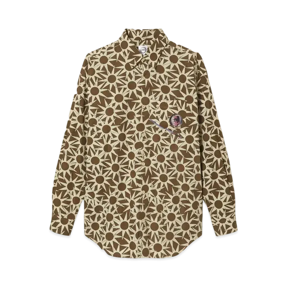 graniph x DEMON SLAYER Hotaru Kotetsuzuka Shirt "Beige"