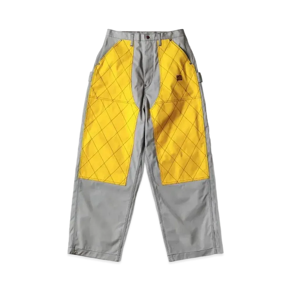 KAPITAL Canvas W Knee Rookie Painter Pants "Yellow"