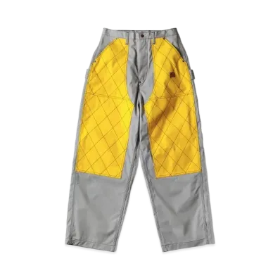 KAPITAL Canvas W Knee Rookie Painter Pants "Yellow"