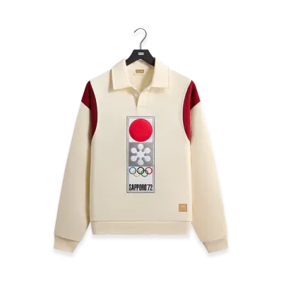 Kith x Olympics Heritage Sapporo Vintage Nelson Rugby "Sandrift"