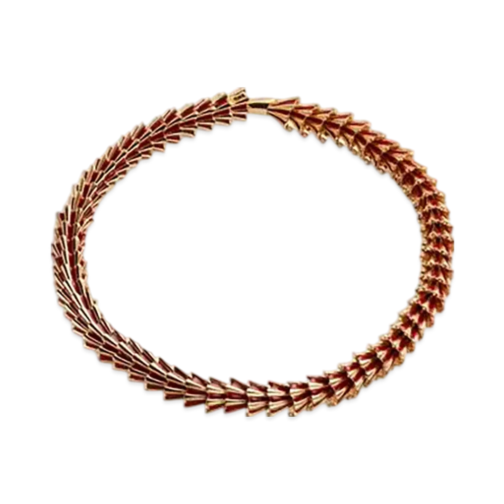 Bottega Veneta Dragon Necklace "Syrup"