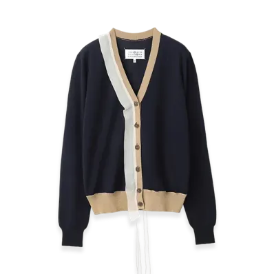 Maison Margiela Knit Cardigan "Navy"