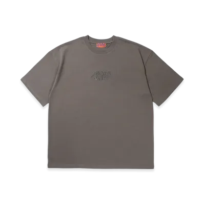 APHRODITEGANG Classic Logo Embroidery S/S Tee "Charcoal"