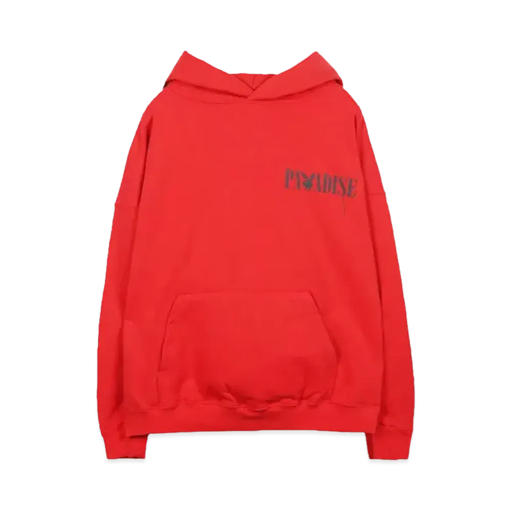 TAIN DOUBLE PUSH PARADICE HOODIE "RED"