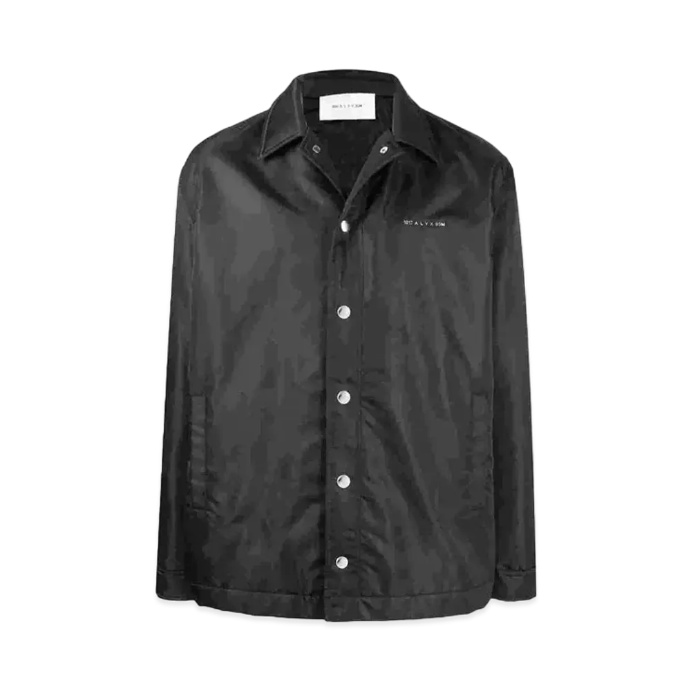 1017 ALYX 9SM Raised Logo Shell Shirt Jacket "Black"