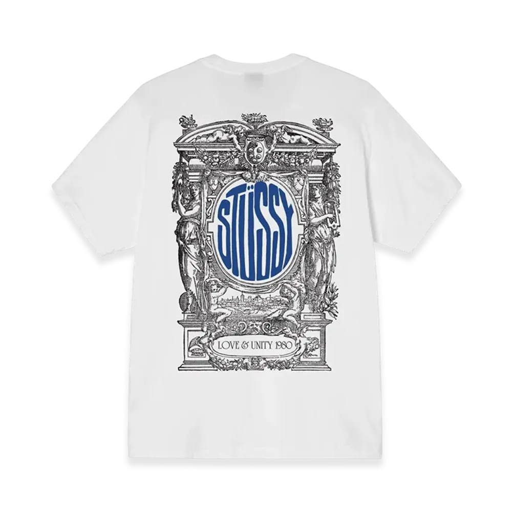 Stussy Love & Unity Tee "White"