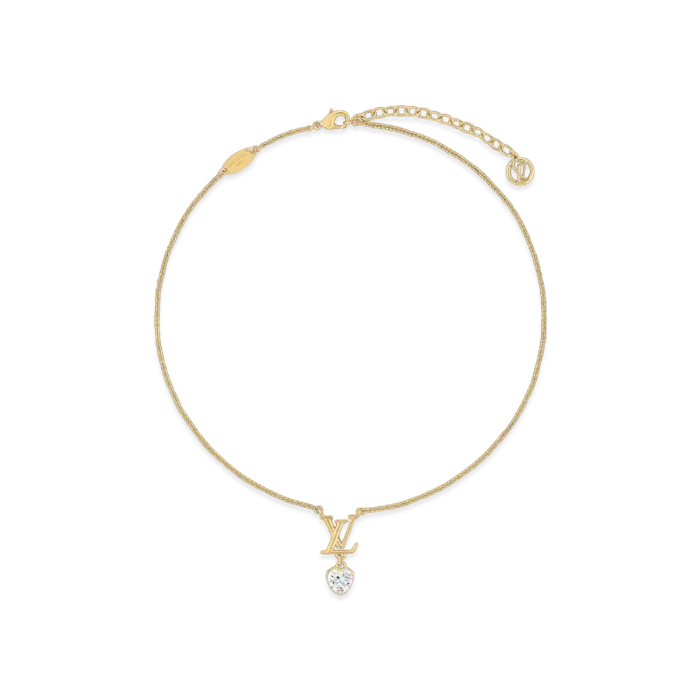 Louis Vuitton LV Iconic Heart Necklace "Dore"