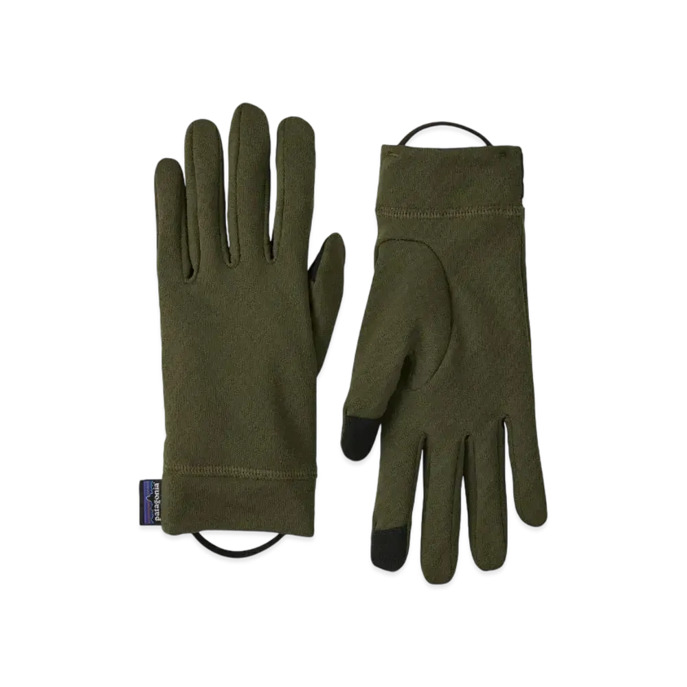 Patagonia Men's Cap Midweight Liner Glove "Needle Green"