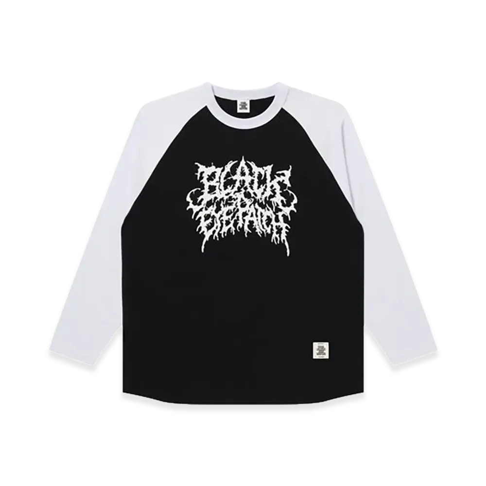 BlackEyePatch Grindcore LOGo Raglan L/S Tee "Black/White"