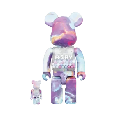 Bearbrick MY FIRST B@BY MARBLE Ver. 100% & 400%
