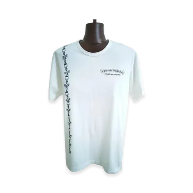 Chrome Hearts x COMME des GARCONS CH Cross Chain T-Shirt "White"