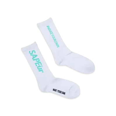SAPEur Makeyourown Sox "White Mint"