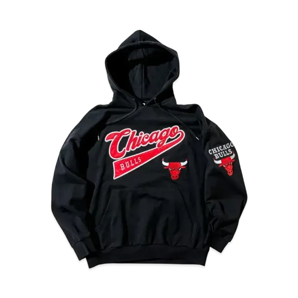 NBA Team Lettering Hoodie Chicago Bulls "Black"