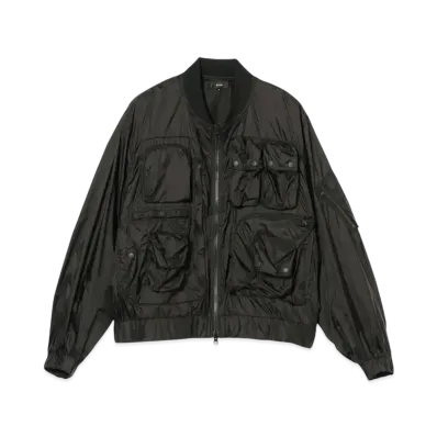 BEAMS Water Repellent Multi Pocket Ma-1 "Black"