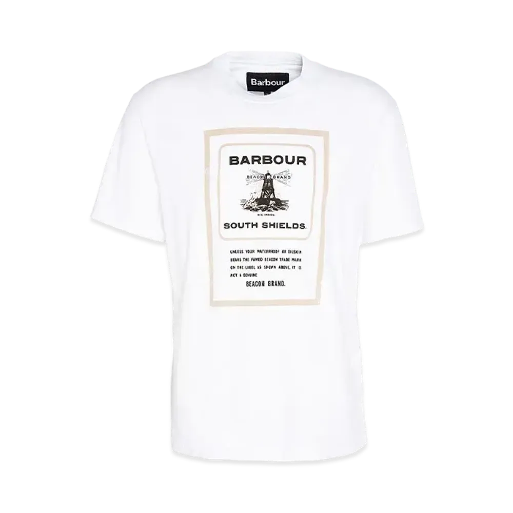 Barbour Archive Graphic Relaxed Fit T-Shirt (Beacon) "White"